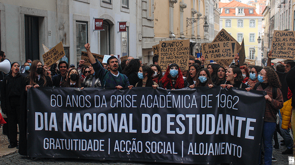Alunos da UTAD participaram na manifestação do Dia Nacional do Estudante