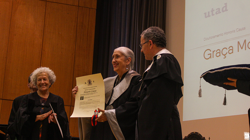 Graça Morais recebe Honoris Causa pela Universidade de Trás-os-Montes e Alto Douro