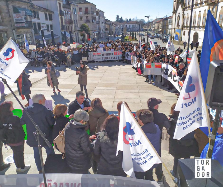 A greve dos professores em Vila Real