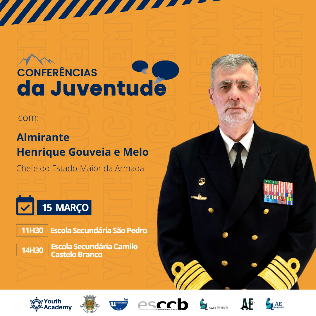 Almirante Gouveia e Melo está presente nas Conferências da Juventude, em Vila Real