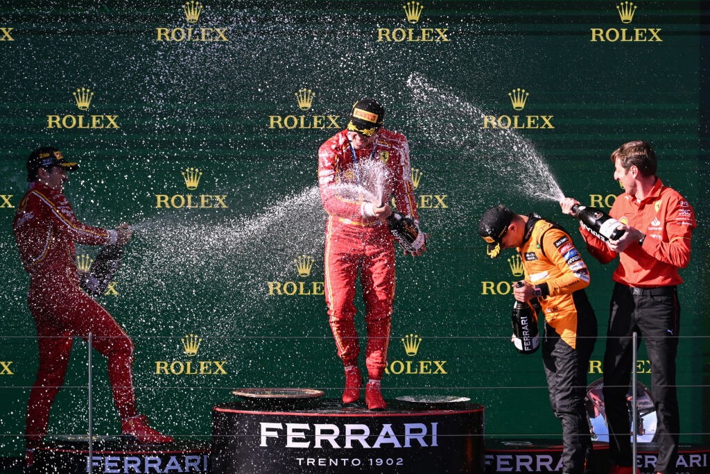Dobradinha da Ferrari no GP da Austrália
