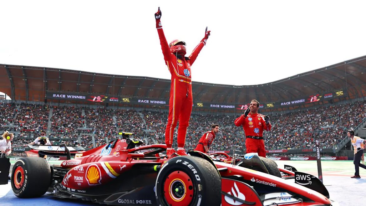 Carlos Sainz vence o emocionante GP do México