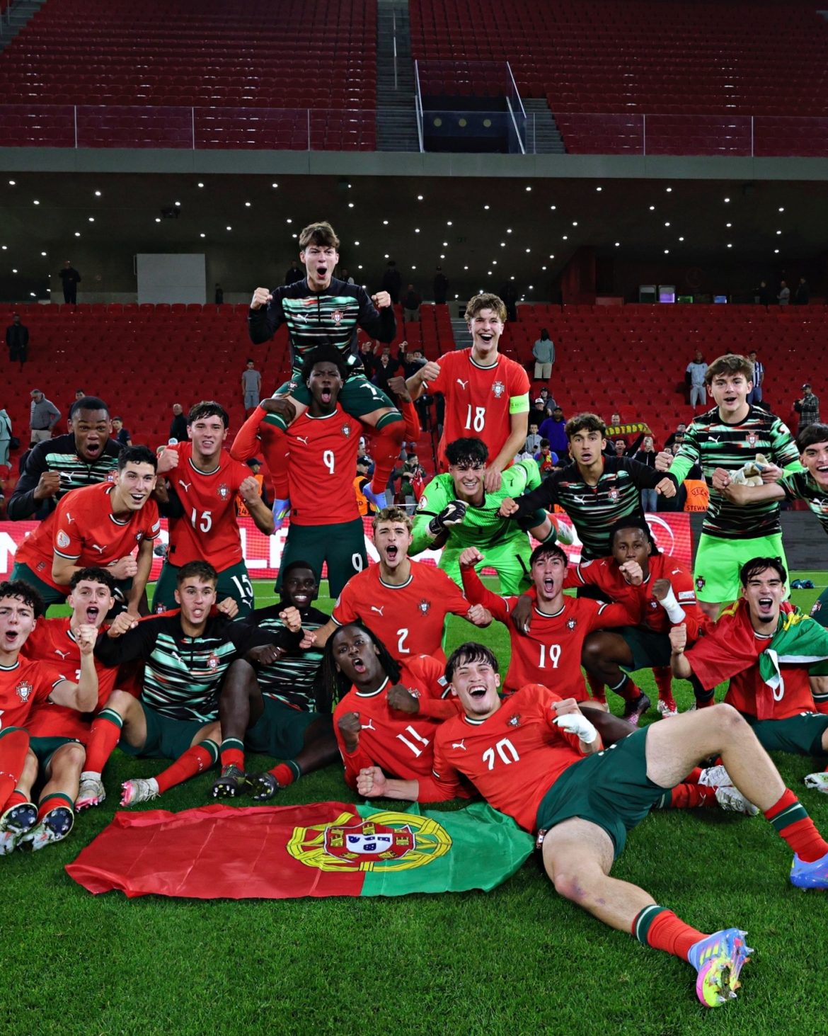 Não há duas sem três, Portugal é Campeão da Europa de Sub-17