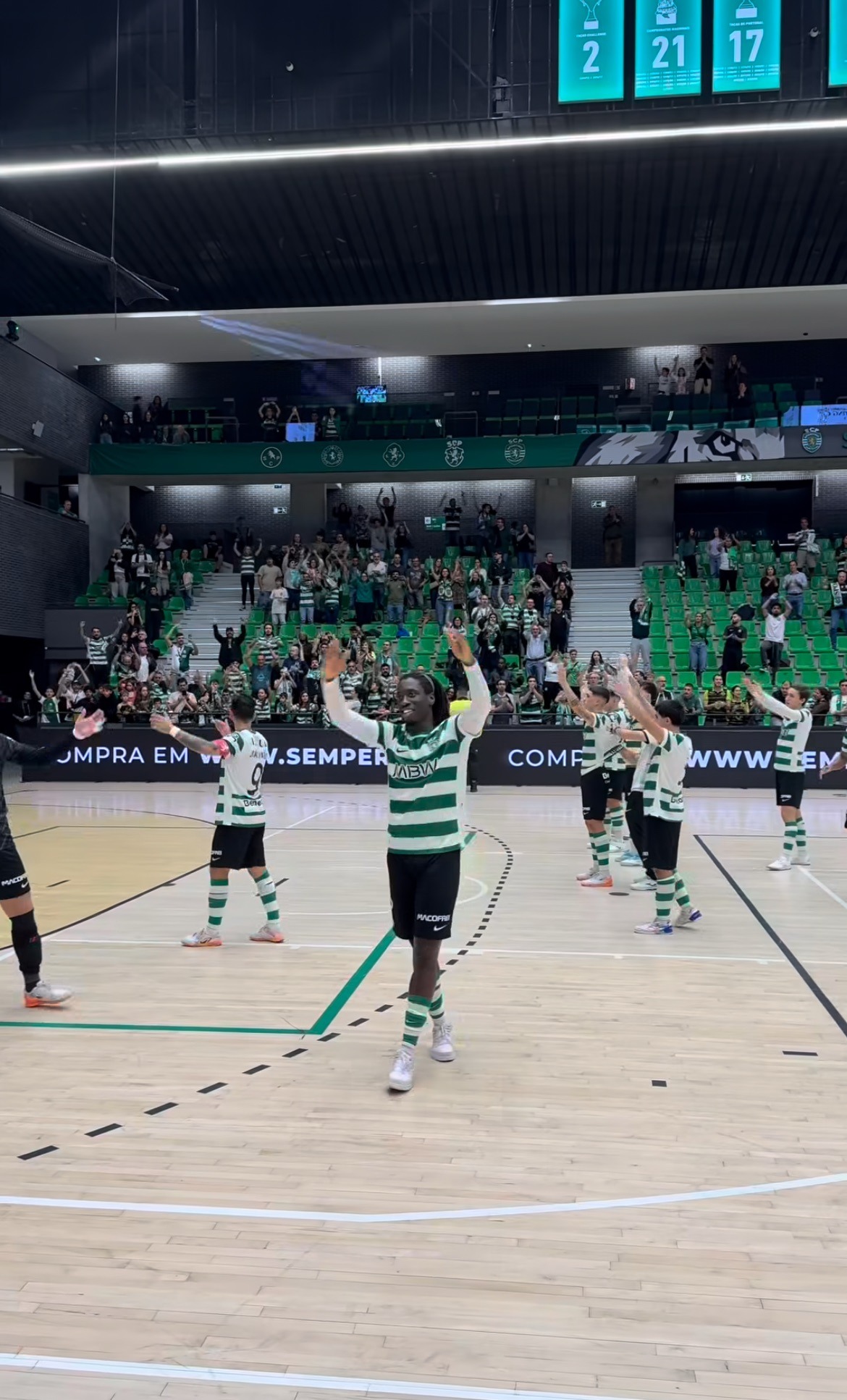 Sporting CP vibra no João Rocha com goleada sobre o CRC Quinta dos Lombos
