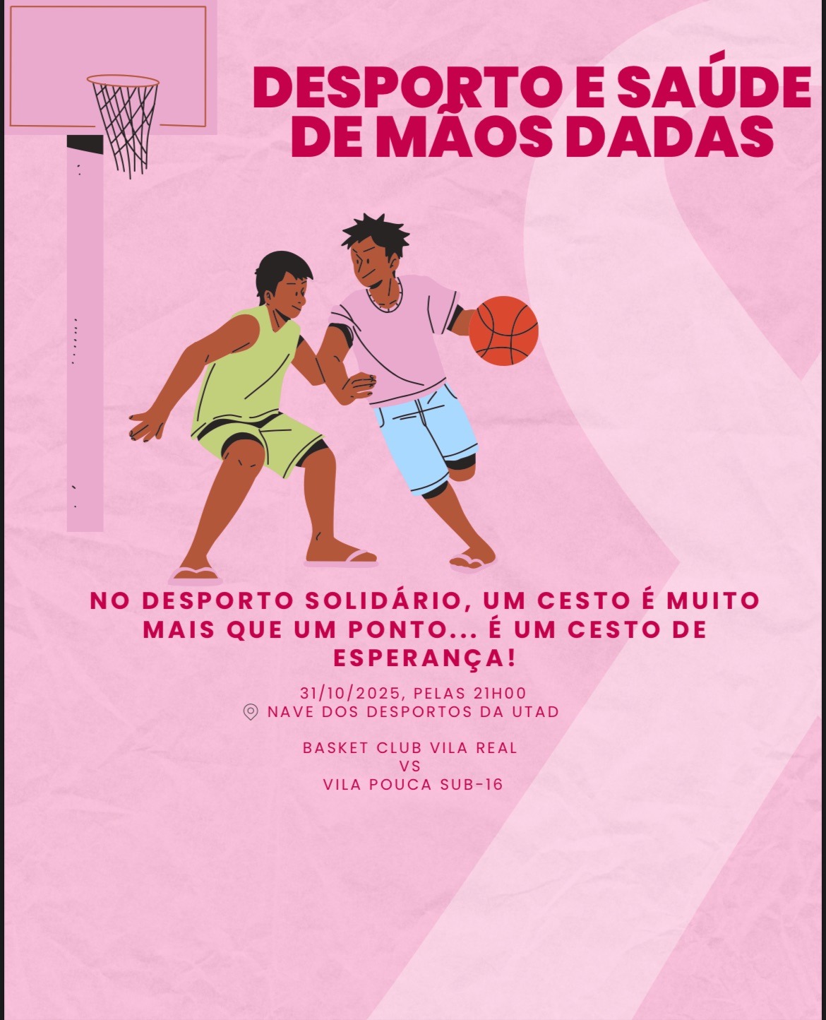 Desporto e Saúde de Mãos Dada: Jogo Solidário pela Prevenção do Cancro da Mama