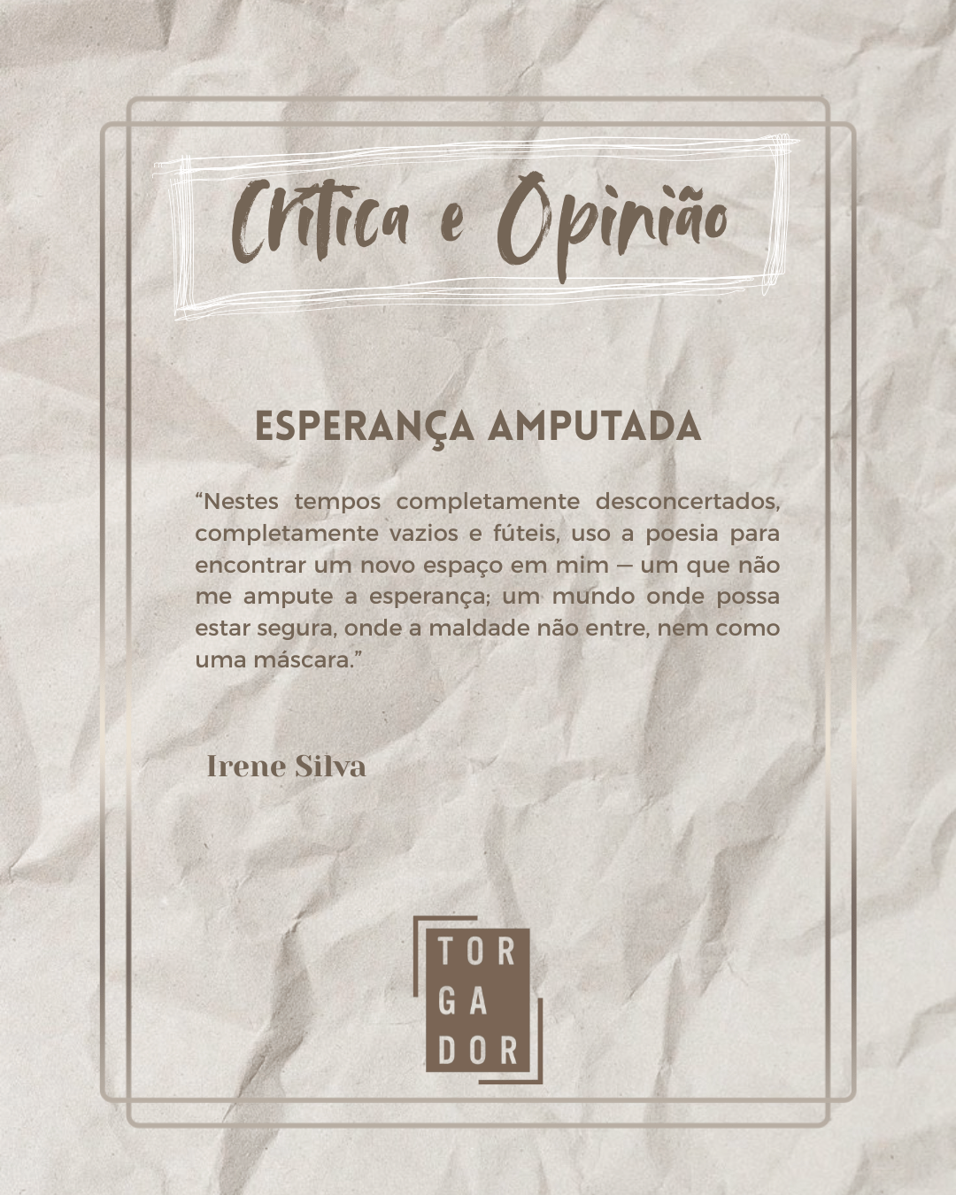 Esperança Amputada