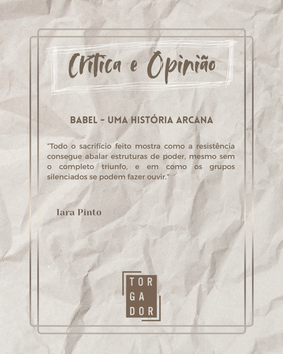 Babel — Uma história arcana