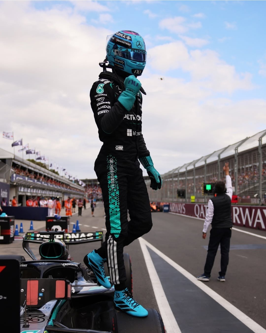 A estratégia foi o segredo para a dobradinha da Mercedes em Melbourne