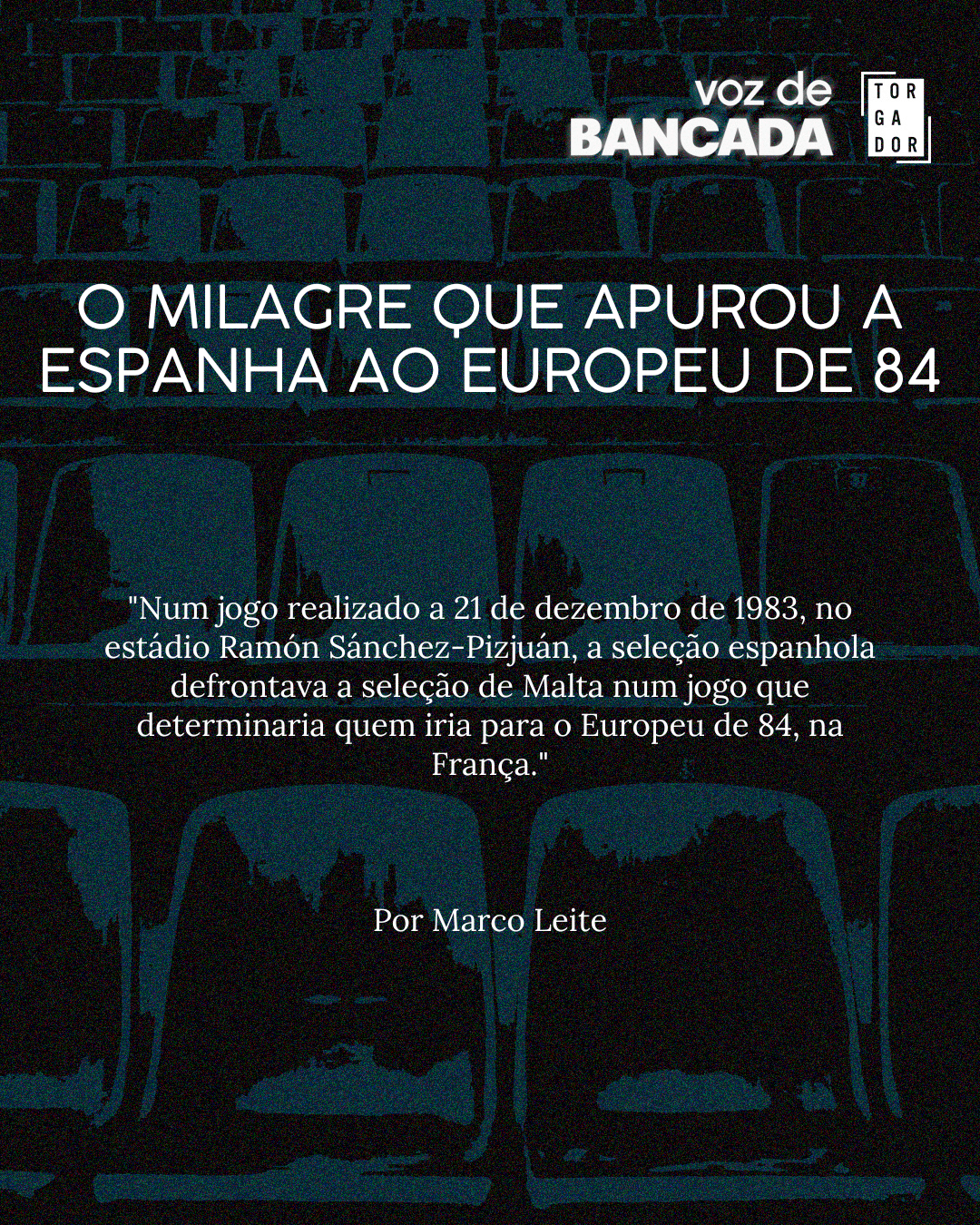 O milagre que apurou a Espanha ao Europeu de 84