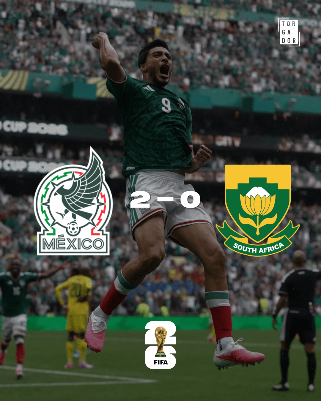 México vence África do Sul na abertura do Mundial 2026