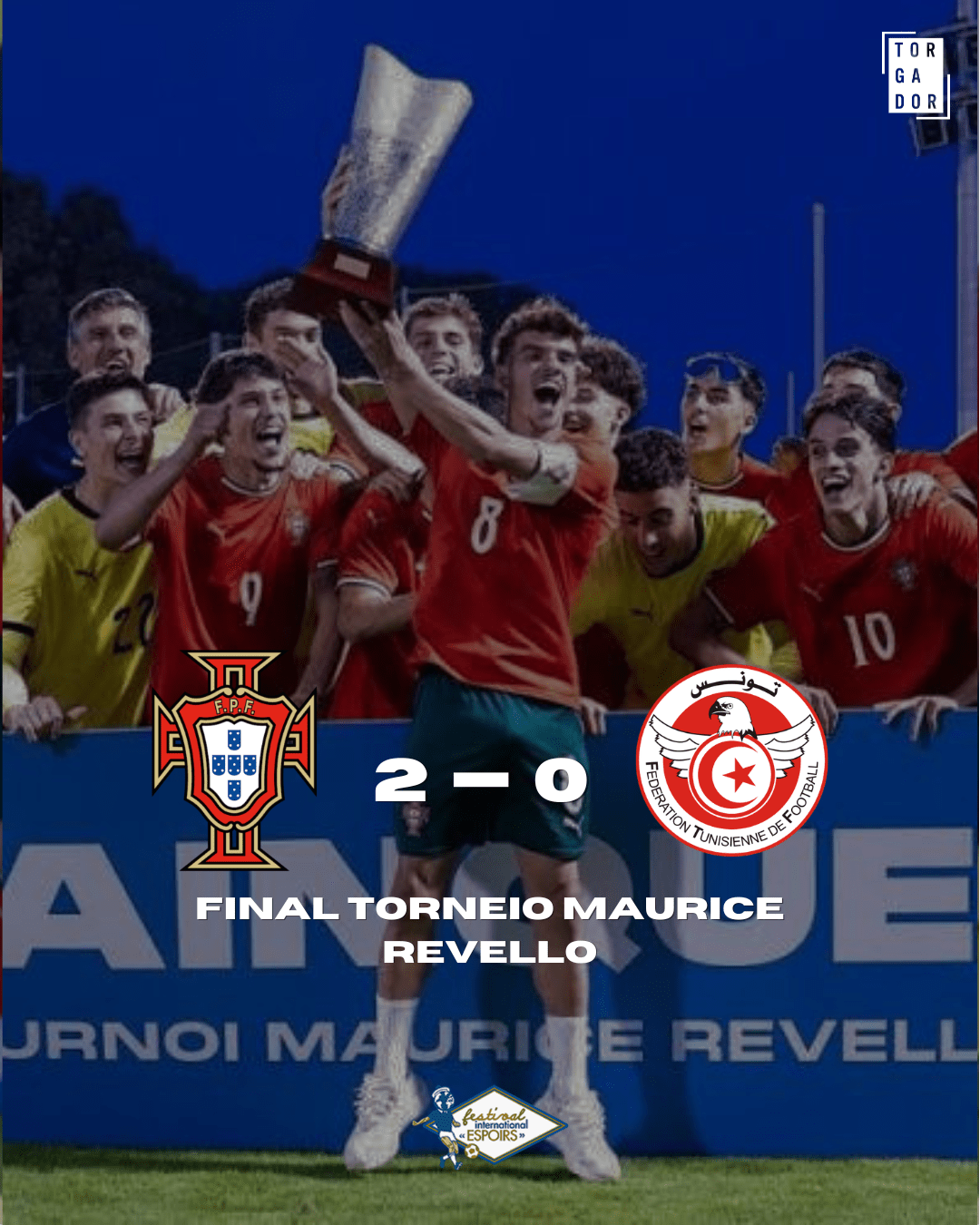 Portugal conquista o Maurice Revello 23 anos depois e volta a erguer um troféu histórico