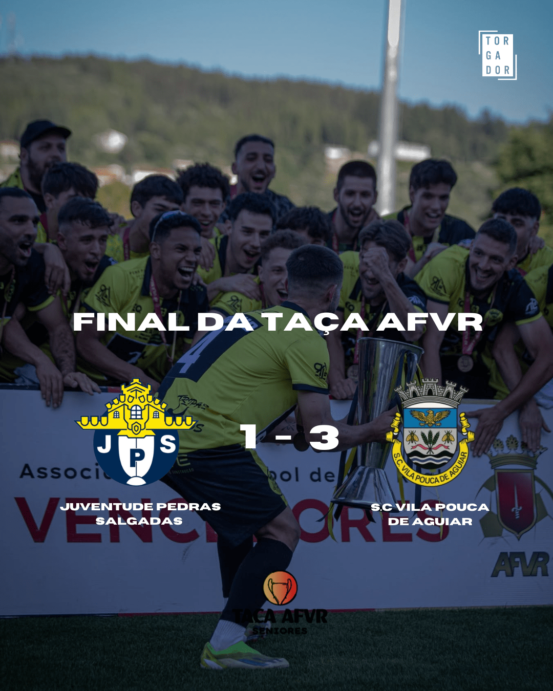 Juventude de Pedras Salgadas e SC Vila Pouca defrontaram-se numa final 100% aguiarense 