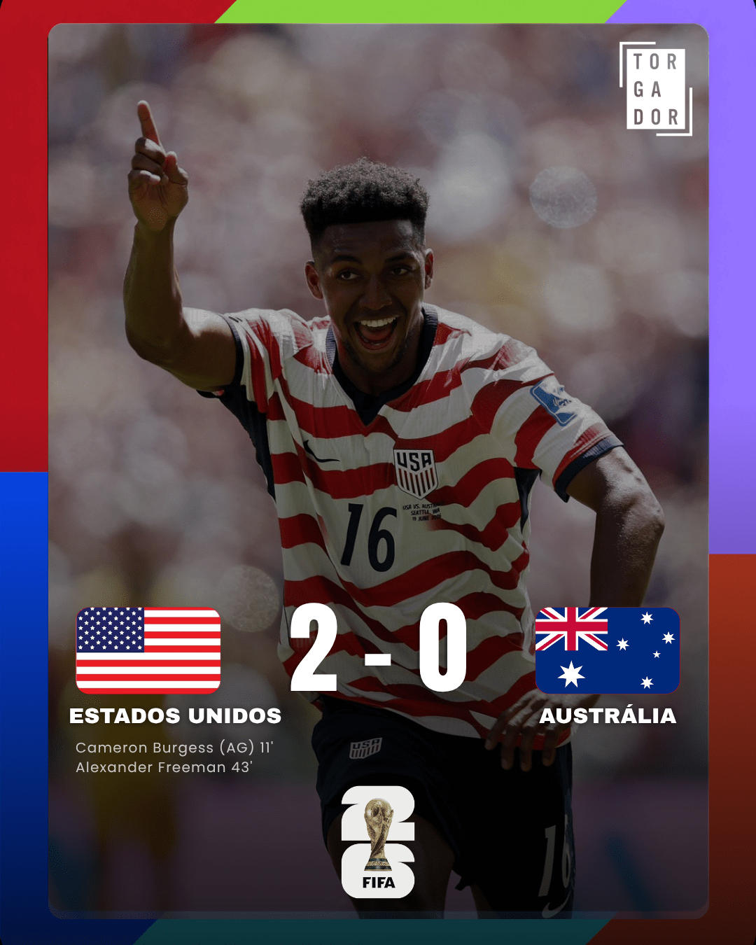 Estados Unidos vencem a Austrália e garantem qualificação antecipada