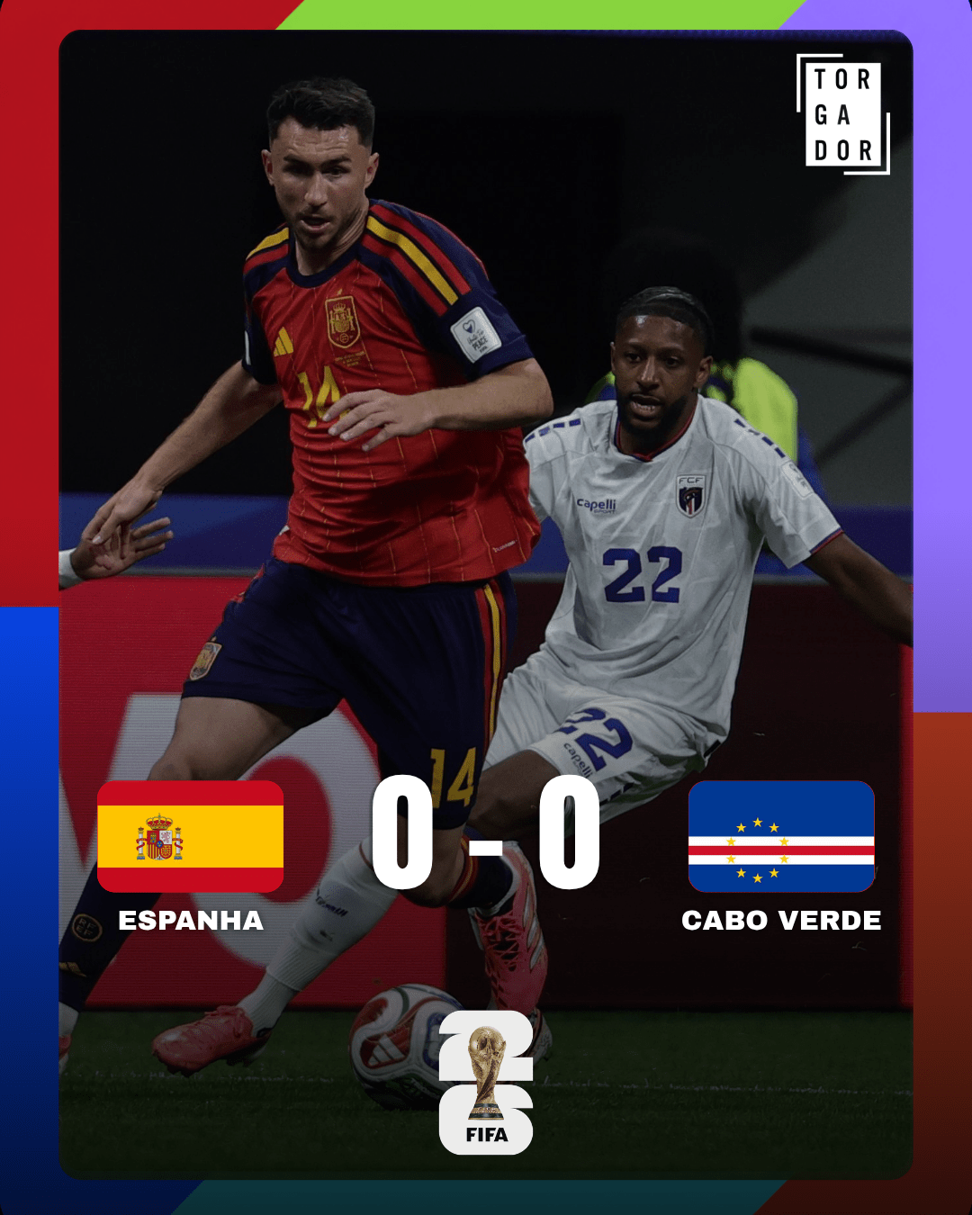 Muralha de Vozinha vale empate histórico de Cabo Verde frente a Espanha