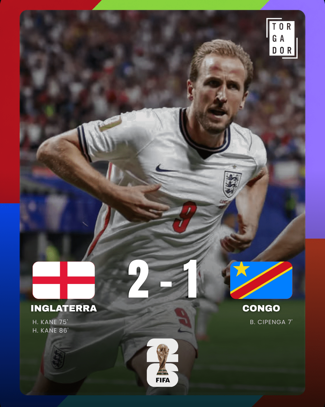 Furacão Kane arrasa sonho do histórico Congo