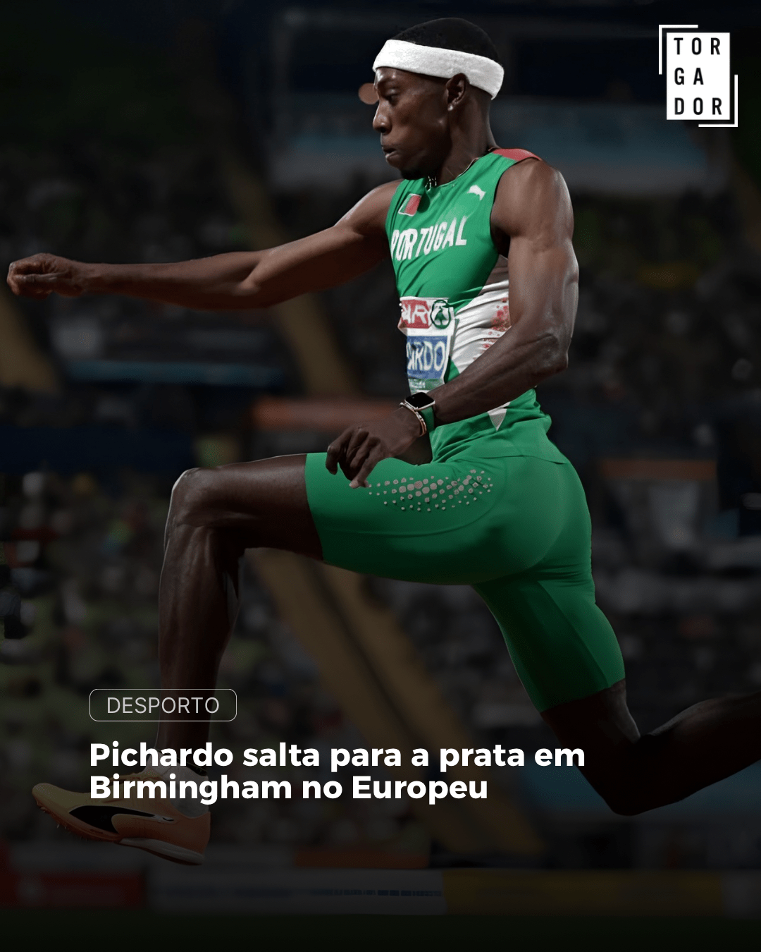 Pichardo salta para a prata em Birmingham no Europeu