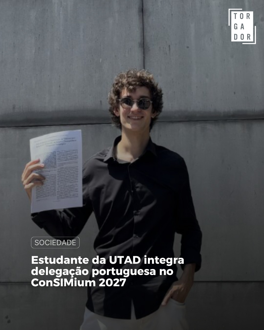 Estudante da UTAD integra delegação portuguesa no ConSIMium 2027