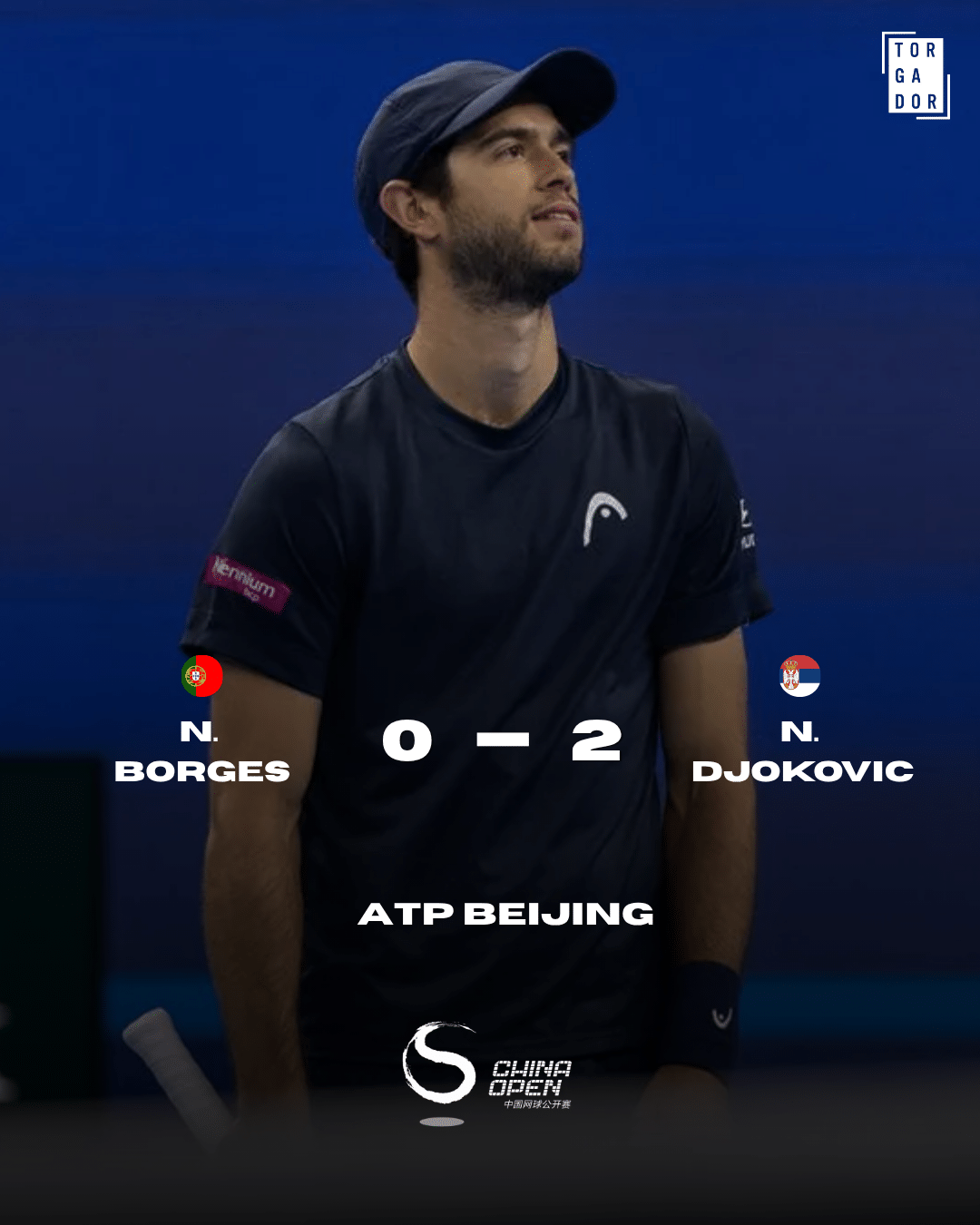 Djokovic elimina Nuno Borges do ATP 500 de Pequim