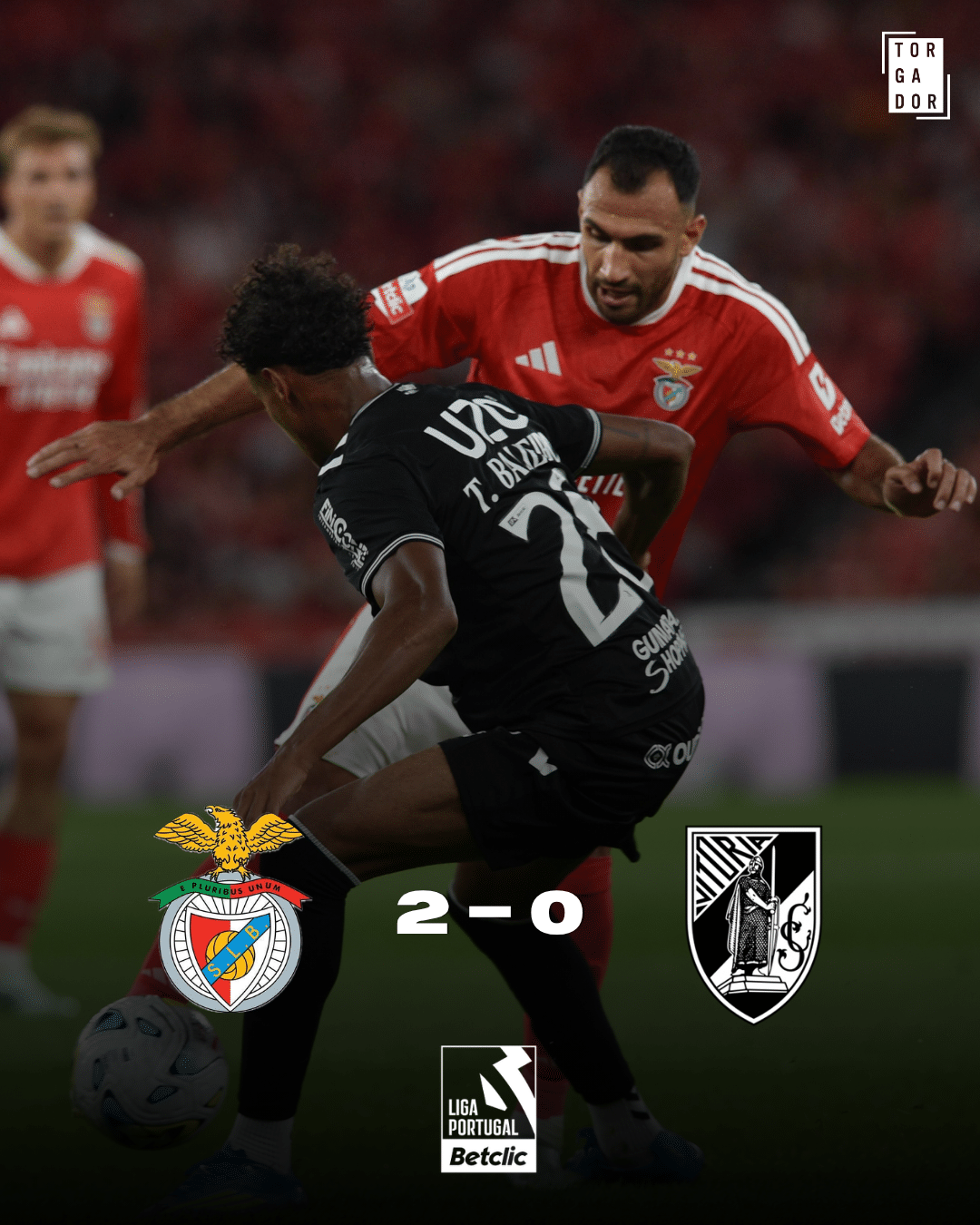 Benfica impõe-se frente ao Vitória SC