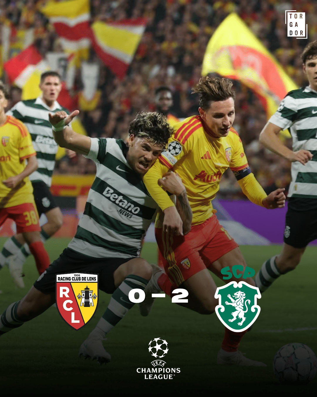 Leão sabe sofrer e castiga na hora certa – Sporting vence em Lens e mantém arranque perfeito na Champions