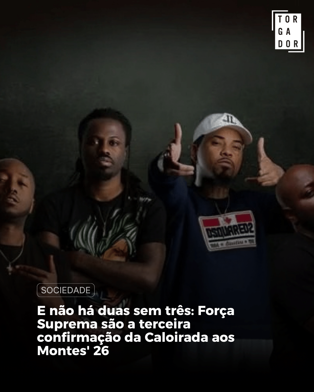 E não há duas sem três: Força Suprema são a terceira confirmação da Caloirada aos Montes’ 26