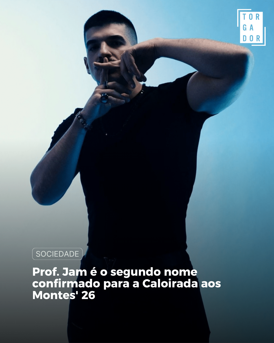 Prof. Jam é o segundo nome confirmado para a Caloirada aos Montes’ 26