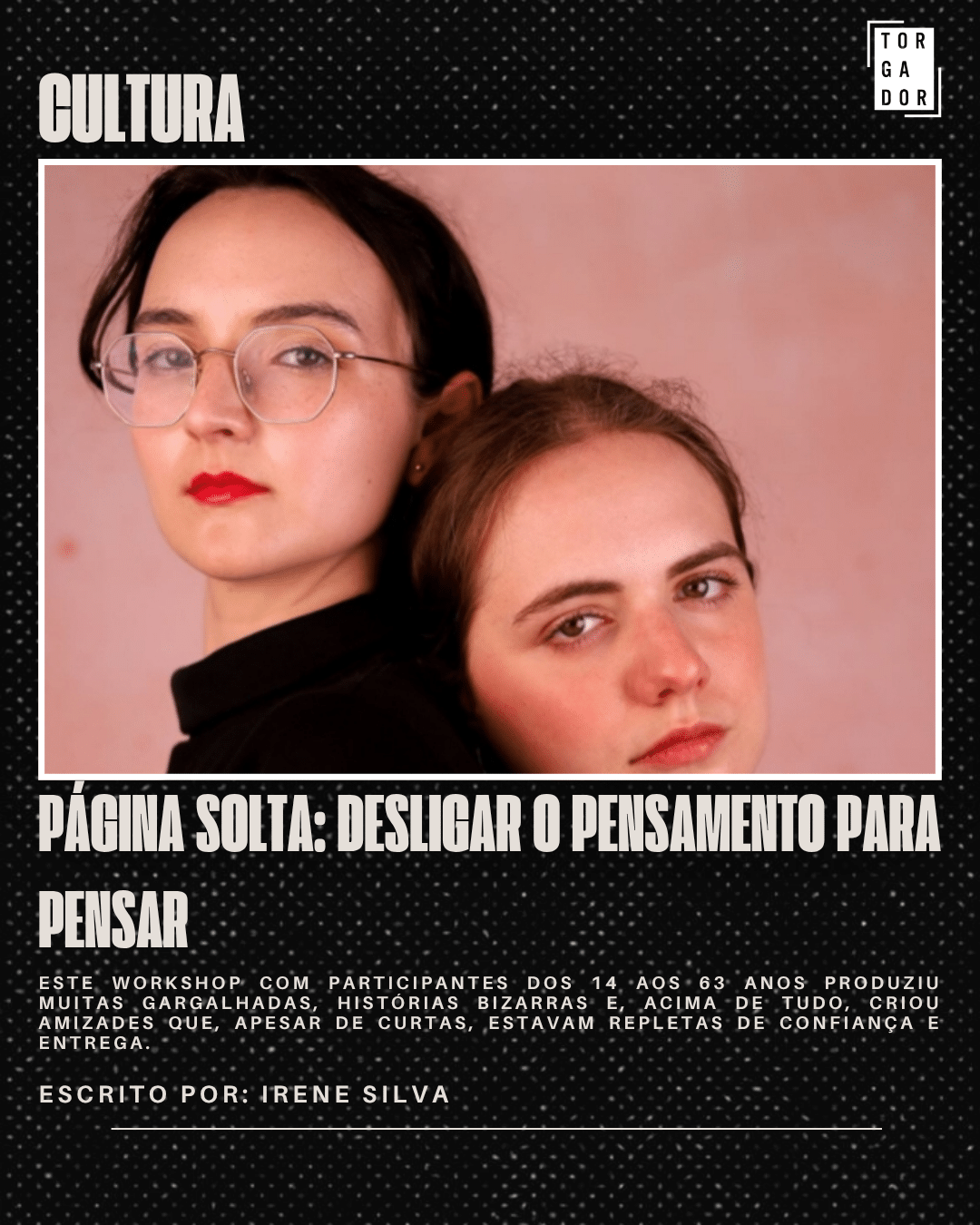 Página Solta: Desligar o pensamento para pensar